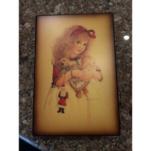 Vintage Jan Hagara Carol Musical Jewelry Box White Christmas Limited Ed #28/1000